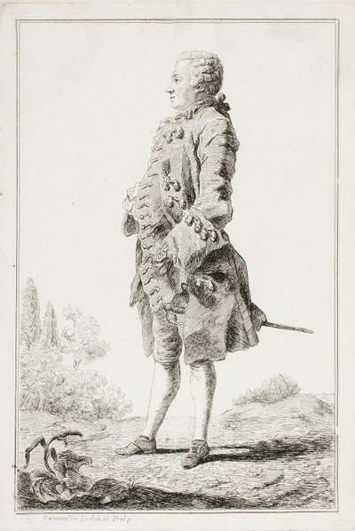 Der Baron von Besenval von Louis de Carmontelle