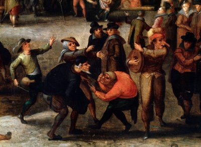 Karneval (Detail), frühes 17. Jahrhundert von Louis de Caullery
