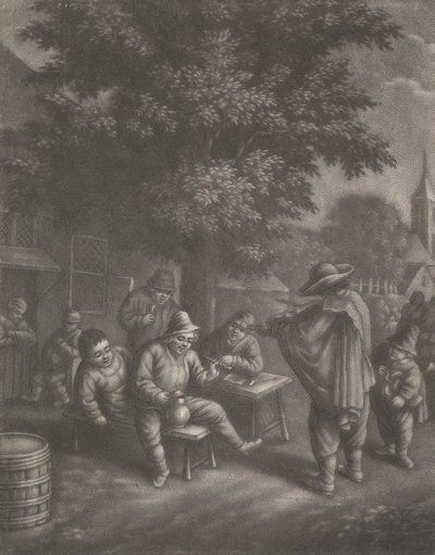 Wandernde Musiker von Louis de Fontaine