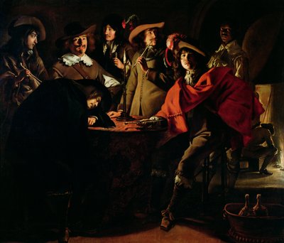 Die Wachen rauchen, 1643 von Louis le Nain