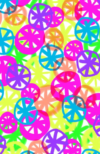 Neonkreise, 2017, Digitale Medien von Louisa Hereford