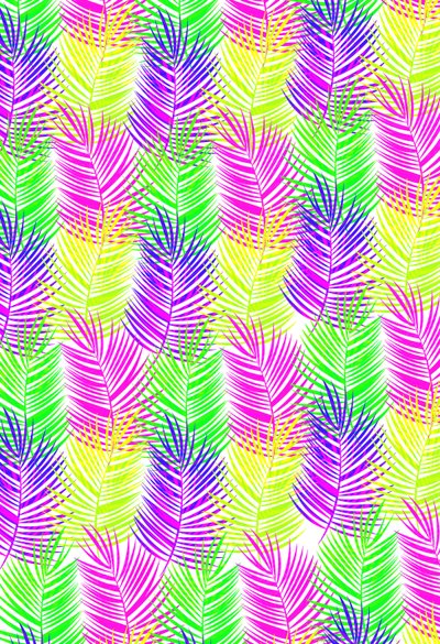 Überlagerte Blätter, 2017 (Digitale Medien) von Louisa Hereford