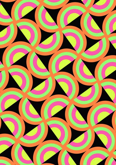 Psychedelische Quadrate von Louisa Hereford