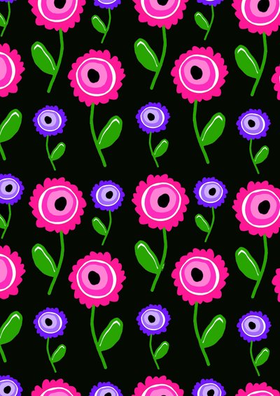 Junge Florals (digital) von Louisa Hereford