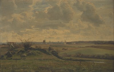 Landschaft bei Gyrstinge von Louise Ravn Hansen