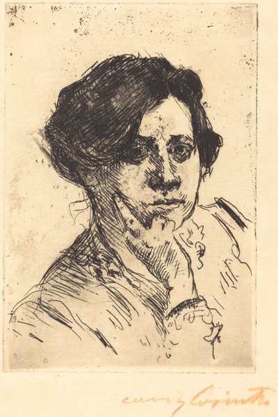 Frauenkopf von Lovis Corinth
