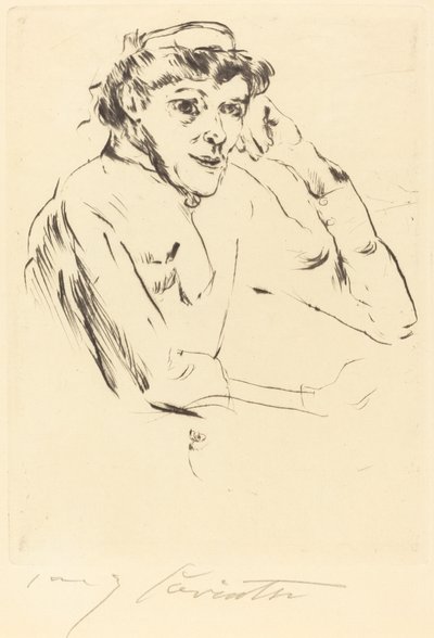 Pflegerin, 1914 von Lovis Corinth