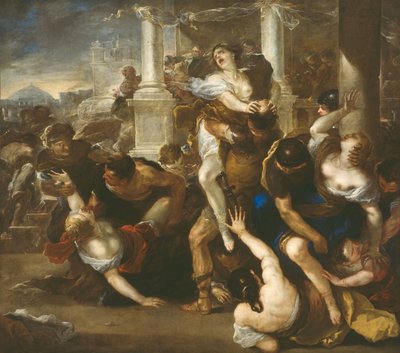 Die Entführung der Sabinerinnen von Luca Giordano