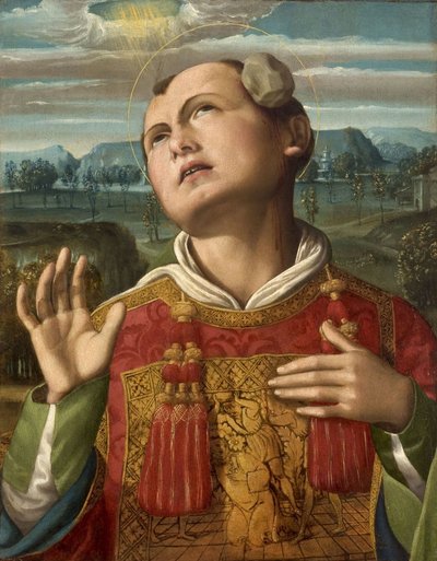 Die Steinigung des heiligen Stephanus, 1500-1505 von Luca Signorelli