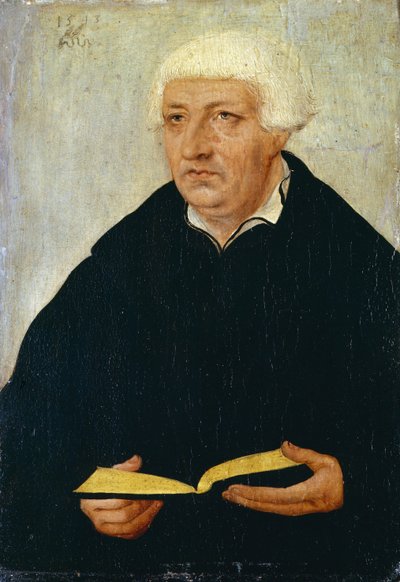 Porträt von Johannes Bugenhagen von Lucas Cranach