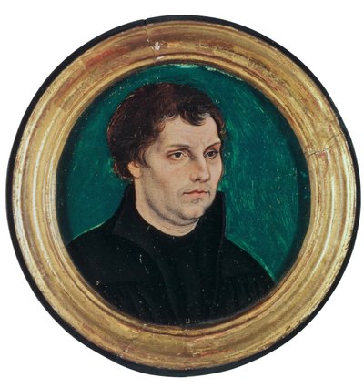 Porträt von Martin Luther, 1525 von Lucas Cranach the Elder