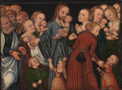 Christus segnet die Kinder von Lucas Cranach d.Æ.