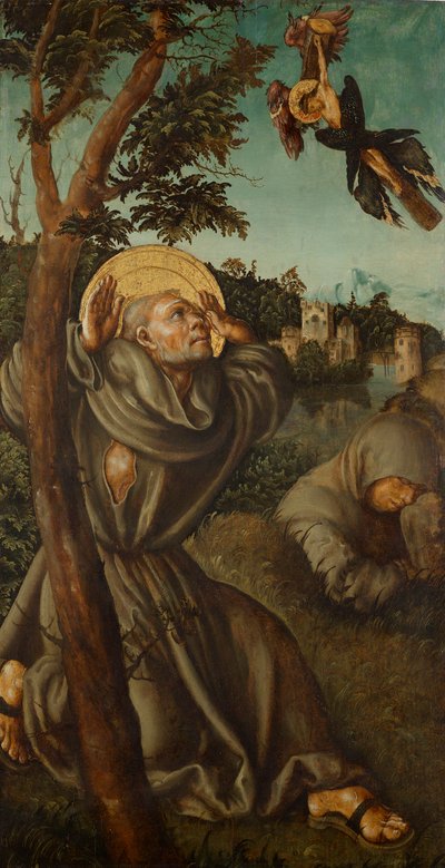 Stigmatisation des hl. Franziskus von Lucas Cranach d. Ä.