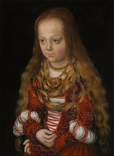 Eine Prinzessin von Sachsen von Lucas Cranach the Elder