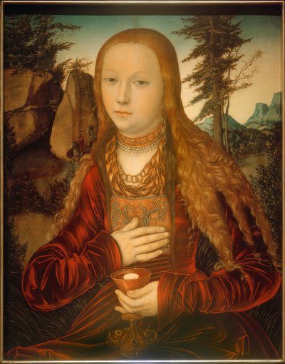 Die Heilige Barbara von Lucas Cranach the Elder