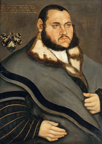 Porträt von Johannes Carion von Lucas Cranach the Elder