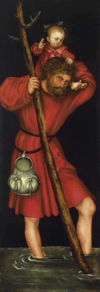 Heiliger Christophorus von Lucas Cranach the Elder