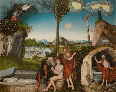Sündenfall und Erlösung von Lucas Cranach the Elder