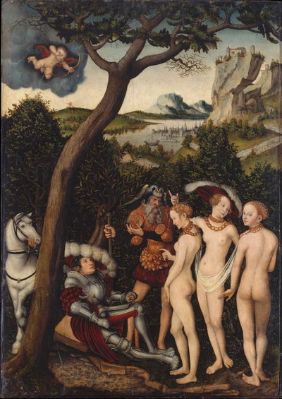 Das Urteil des Paris von Lucas Cranach the Elder