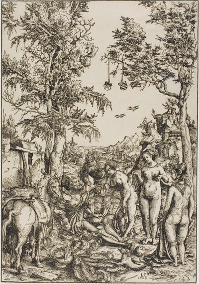 Das Urteil des Paris von Lucas Cranach the Elder