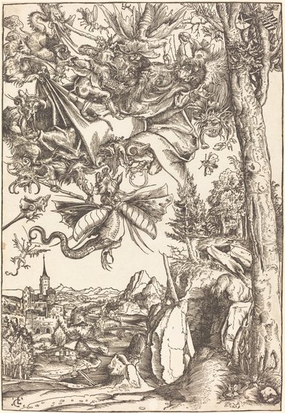 Die Versuchung des heiligen Antonius von Lucas Cranach the Elder