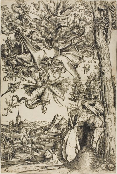 Die Versuchung des heiligen Antonius von Lucas Cranach the Elder