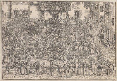 Turnier, 1509 von Lucas Cranach the Elder