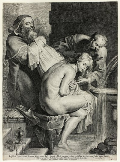 Susanna und die Ältesten von Lucas Emil Vorsterman