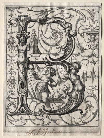 Neues ABC-Heft: B, 1627 von Lucas Kilian