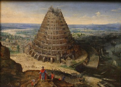 Der Turm zu Babel, 1594 von Lucas Valckenborch van