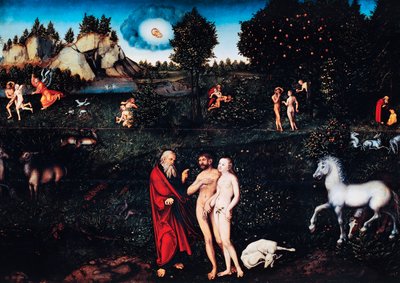 Paradies von Lucas the Elder Cranach