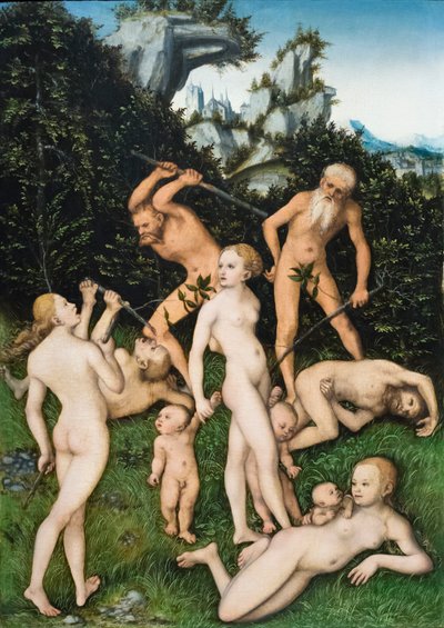 Primitive Menschen von Lucas the Elder Cranach