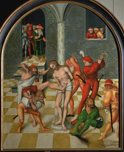 Die Geißelung Christi von Lucas the Elder Cranach