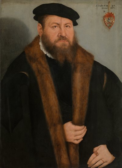 Porträt eines Mannes von Lucas the Younger Cranach