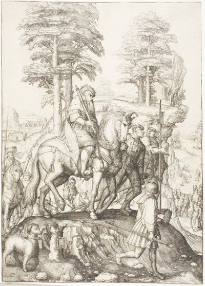 Abigail vor David von Lucas van Leyden