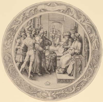 Christus vor Annas von Lucas van Leyden