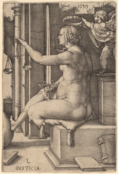 Justicia (Gerechtigkeit) von Lucas van Leyden