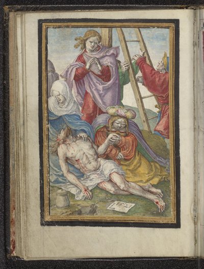 Kreuzabnahme Passion Christi von Lucas van Leyden