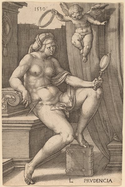 Prudencia (Klugheit) von Lucas van Leyden