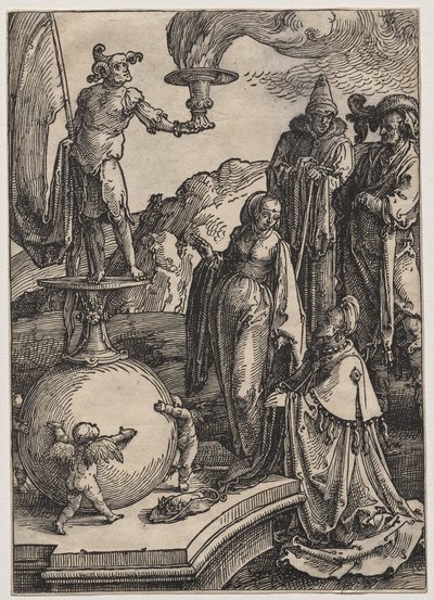 Salomos Götzendienst von Lucas van Leyden