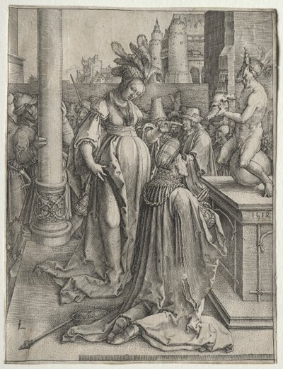 Salomos Götzendienst von Lucas van Leyden