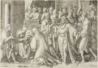 Die Anbetung der Könige von Lucas van Leyden