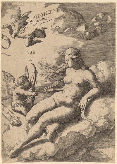 Venus und Amor von Lucas van Leyden