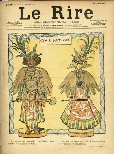 Titelblatt von "Le Rire" von Lucien Metivet