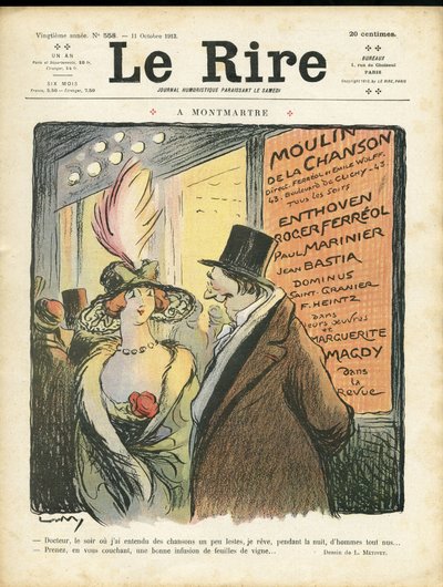 Titelbild von Le Rire von Lucien Metivet
