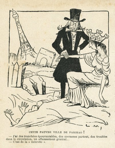 Illustration in Le Rire von Lucien Metivet