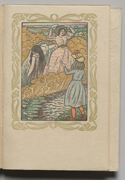 Die Königin der Fische: Tafel 12 von Lucien Pissarro