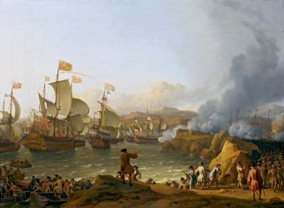 Die Schlacht von Vigo Bay von Ludolf Bakhuizen