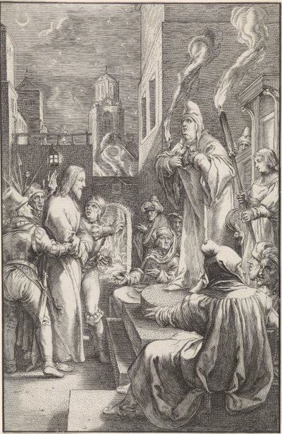 Christus vor Kajaphas (Die Passion) von Ludovicus Siceram