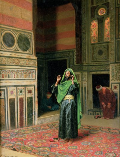 In der Moschee von Ludwig Deutsch